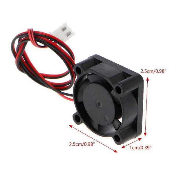 2510 Kjøleventilator 24v Luftfukter Sentrifugalvifte Blåser for Reprap I3 3D-skriver