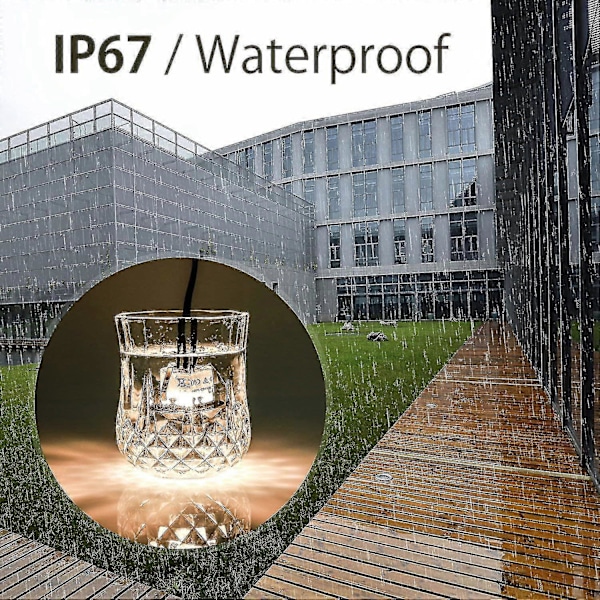 Paket med 16 LED-infällda spotlights för träterrass, vattentät IP67, utomhus infällda spotlights-kit
