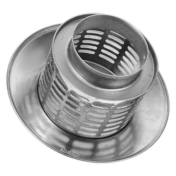 Pipehette i rustfritt stål, takpipehette, pipehette, regnhette, ovnseksospipe, regnhette