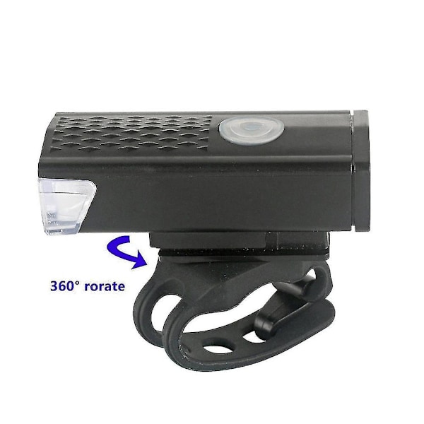 USB-oppladbart LED-sykkellys foran og bak, vanntett sykkellys baklyssett, 3 lysmoduser