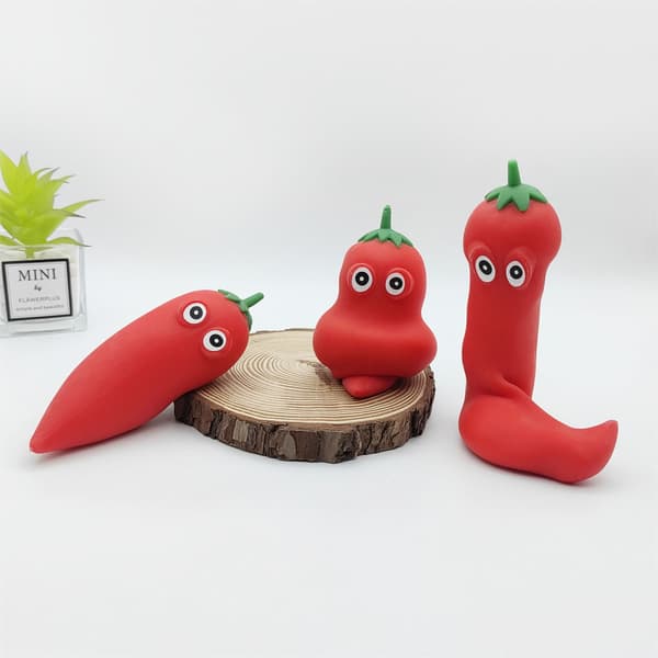 2-pak - Stressbold/Klemmebold - Lortekurv - Elastisk Pepper