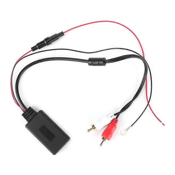 Universal Bluetooth AUX-mottakermodul 2 RCA AUXIN-adapter for bilaudio