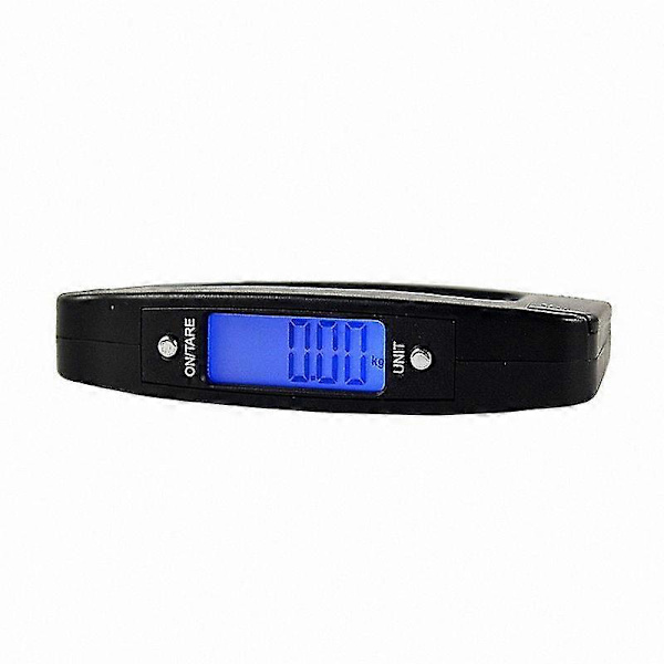 50 kg / 10 g LCD Digital Hemmaelektronik Bärbar Vägningskrok Resväska Vågskala