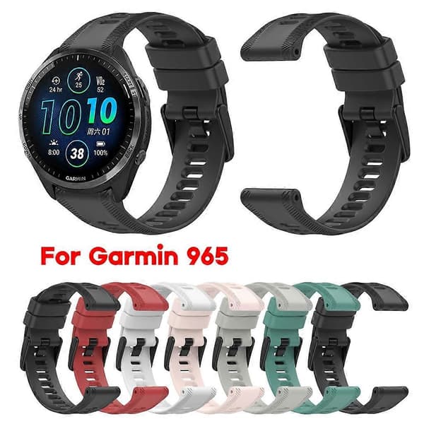 Justerbart svettsäkert tvättbart armband, armband, bälte för Forerunner 965