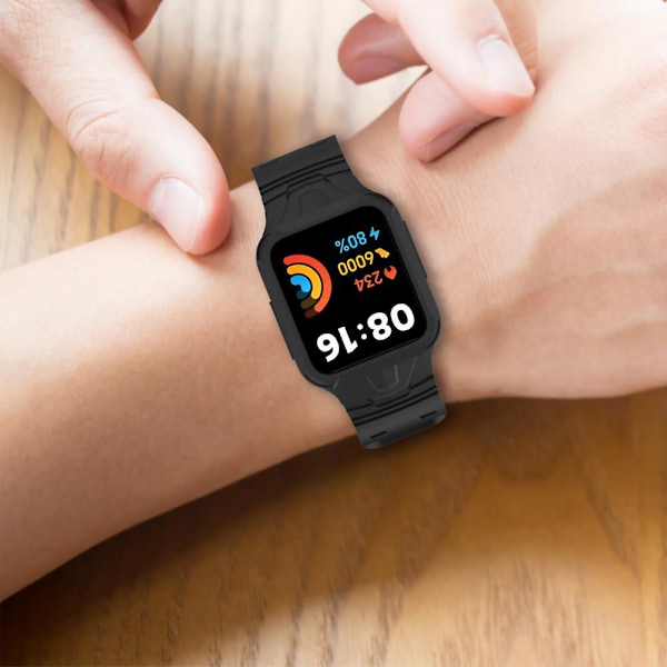 Silikonreim for Xiaomi Mi Watch Lite Xiaomi Poco Smart Watch Utbyttbar Sportarmbånd