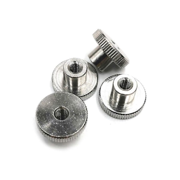 Høy friksjon 4 stk. rillete muttere for Voron 3D-skriver Stabilitet DIY Rillet mutter Øker friksjon 3D-utskriftstilbehør