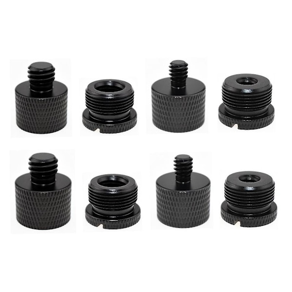 Mikrofonstativadapter Aluminiumlegering - 5/8 3/8 1/4 Skruvadapter för Kamerastativ