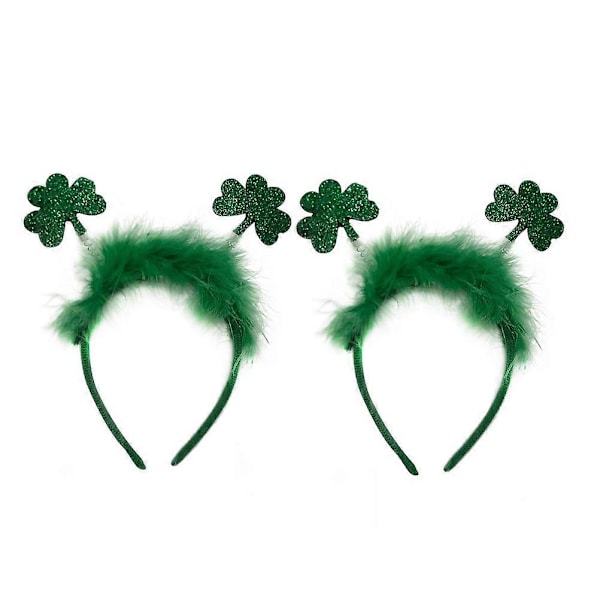 2 stk Kreative Hodeplagg Satin St. Patricks Day Tematisk Hår Karneval Hodeplagg