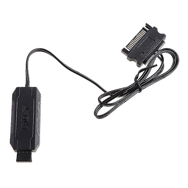 5V 3-polig RGB ARGB-styrenhet Manuell SATA-strömförsörjning LED-belysning för dator