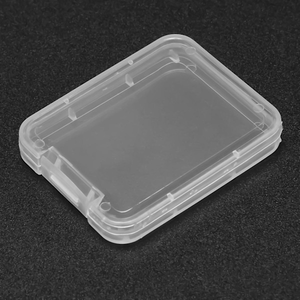 5-serie Minneskortsfodral Skyddande Fodral för SD SDHC XD CF Kort Vit Transparent