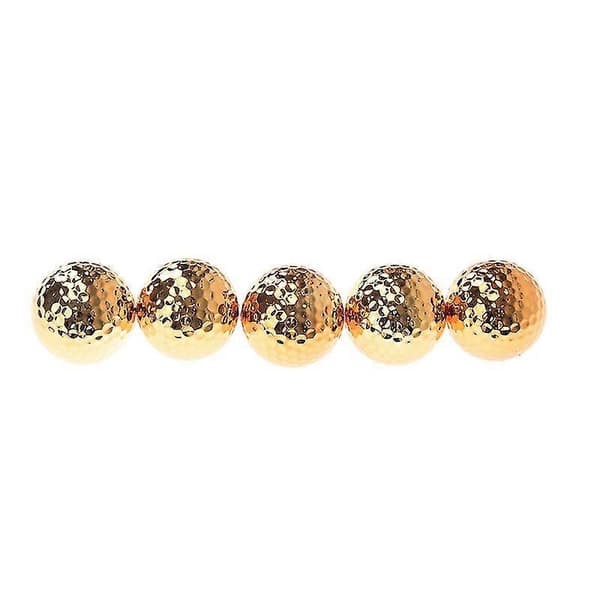 1 stk Golfballer Nyhet Golfutstyr Gullfarge