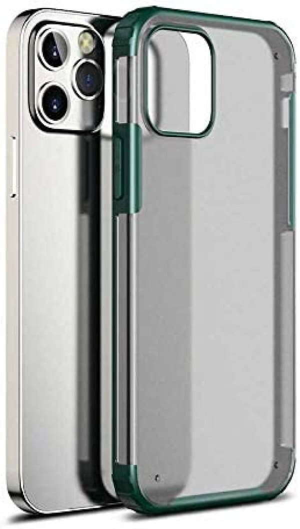 Bavurmak iPhone 13 mini TPU+PC Laser Silikon Kılıf - Yeşil