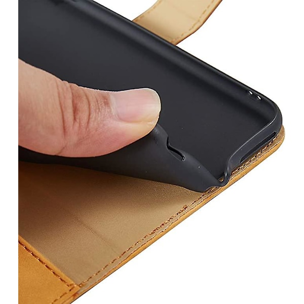 iPhone 11 Telefonfodral, Söt Elefant Kärlek Hjärta Cartoon Mönster med Kortfack, Vikbart Stativ, Magnetiskt Flippskydd, Kompatibel för iPhone 11 - Gul