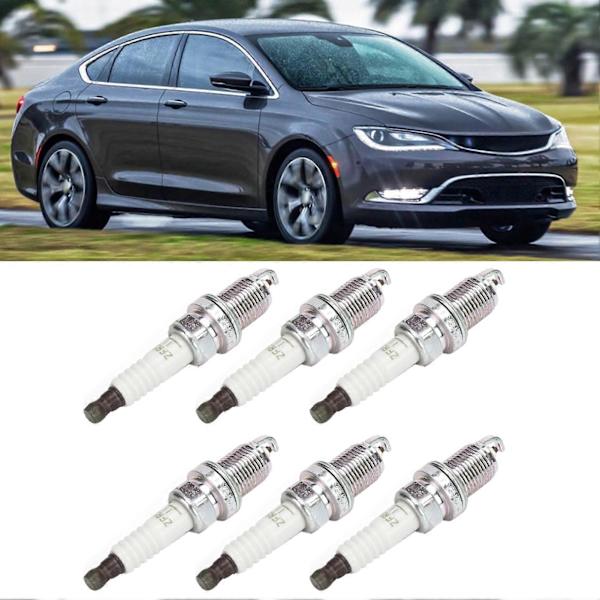 6 st Tändstift Passar för Dodge Journey 2007-2019 ZFR5F-11