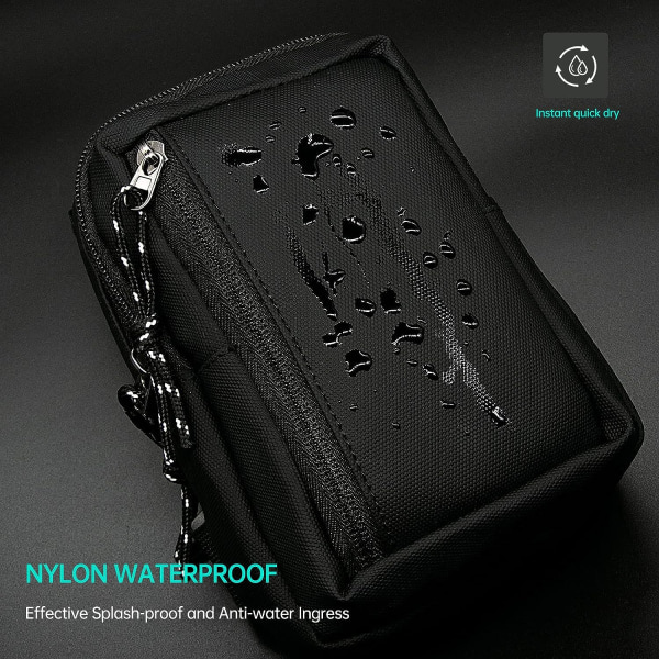 Mini Crossbody Väska - Liten Vattentät Crossbody Väska för Män Kvinnor Casual Mobiltelefon Bröstväska för Vandring