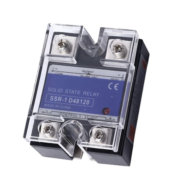 Solid State Relæ Enfase DC til AC SSR med Plastikdæksel Indgang DC3?32V Udgang AC24~480V 120A