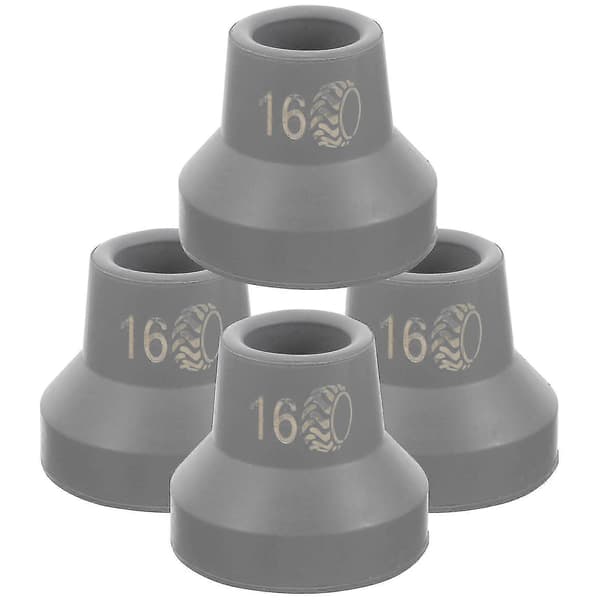 4 st Kryckstödsspetsar, Vandringsstavsspetsar, Kryckstödsspetsar, Halksäkra Stavsäkerhetstips