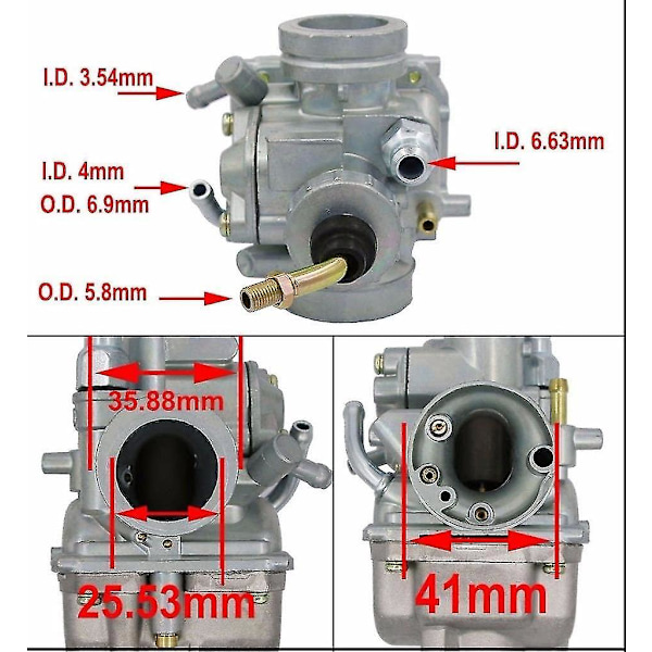 Ttr125 Forgaser til Yamaha Ttr 125 Ttr 125 Forgaser 2000 2007 Yamaha Ttr125 Ttr125e Ttr125l Ttr125le