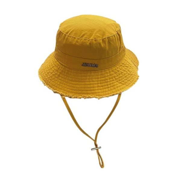 Bucket hat damehat gul yellow