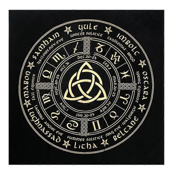 Astrologi Stjärnor Pendel Spådomsbord Skydd Divination Brädspel Duk