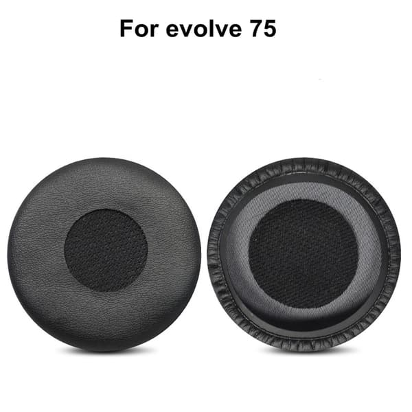 1 Par Bløde Ørepudebetræk Ørevarmere til Jabra evolve 20se 30II 40 65+ 75
