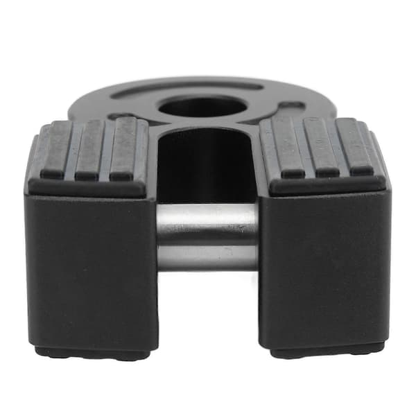 Winch-Sjakkelmontering 30000Lbs Belastning Jernpin Gummi Beskyttelse Universal til ATV Pickup Blød Sjakkel D-Ring Sort