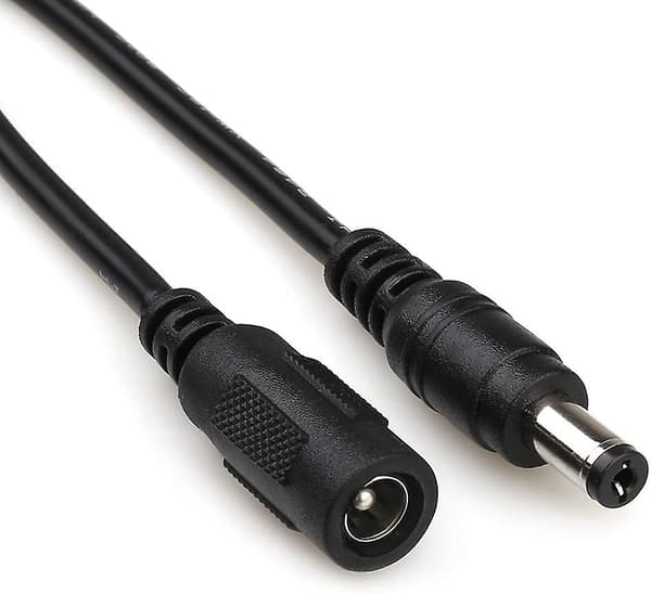 CCTV 5m (16,4ft) 2,1x5,5mm DC 12V Förlängningskabel för CCTV Säkerhetskameror IP-kamera DVR Frittstående (4-pack)