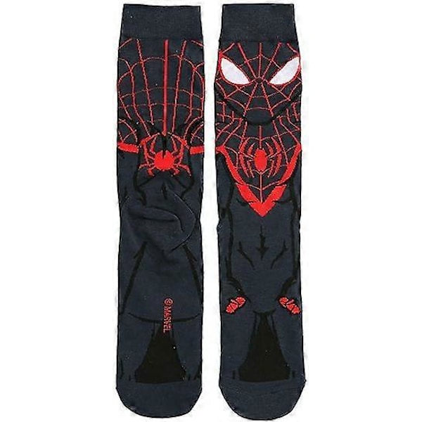 Männs strumpor Polyesterstrumpor Spiderman Crew Socks