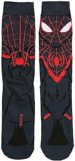 Menn's Sokker Polyester Sokker Spiderman Crew Sokker