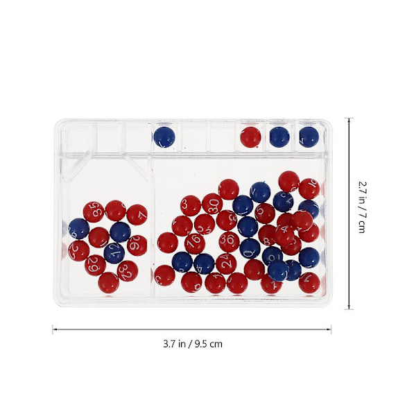 1 sæt Nummererede Pong Bolde