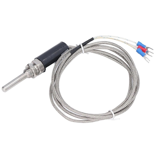 Temperatursensor Vattentät Pt100 Termistor Temp Sond med Skärmad Kabel WZPT?10