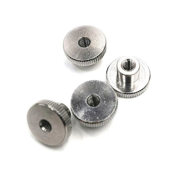 Høy friksjon 4 stk. rillete muttere for Voron 3D-skriver Stabilitet DIY Rillet mutter Øker friksjon 3D-utskriftstilbehør
