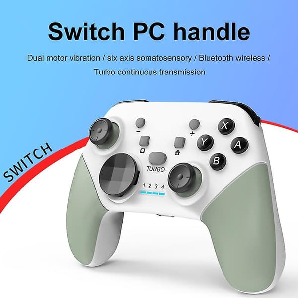 S01 Trådløs Spillkontroll Gamepad Joystick for Switch Datamaskin TV 6-akset Somatosensorisk