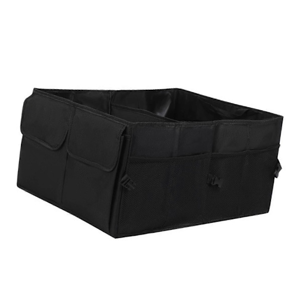 Bilbagasje Oppbevaringspose Stor Kapasitet Sammenleggbar Oxford Stoff Vanntett Bil Oppbevaringsboks for Handle Camping
