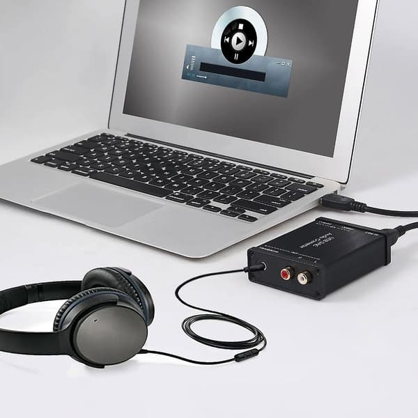 USB DAC-konverter USB-ljudkortsadapter Uppgraderar ditt ljudsystemutgång