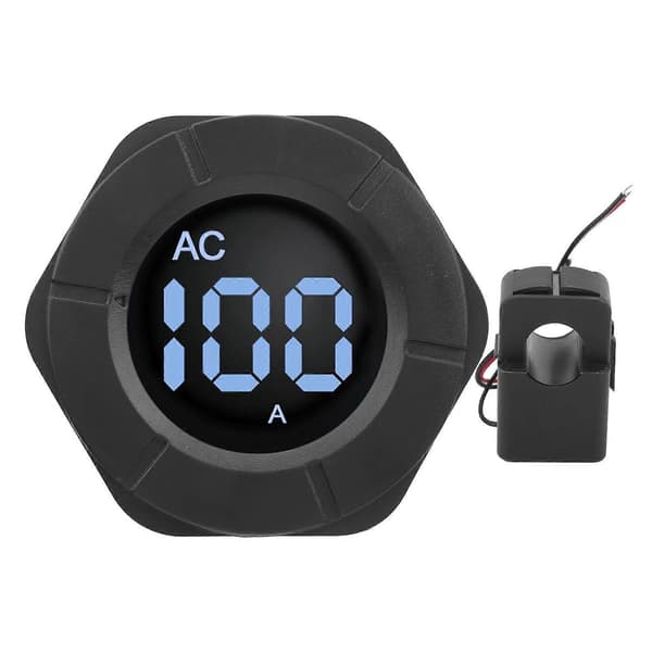 PZEM024A100A Rund LCD AC Digital Amperemeter Strømmåler med SplitCore CT AC30500V