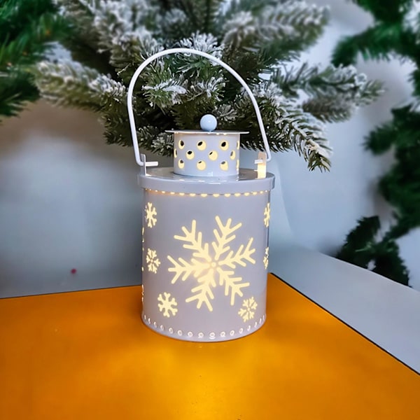 Utendørs Henge Lykter Dekorative Hjorte Og Trær Utskjært Design Hage Lys For Patio Sti Hage Jul