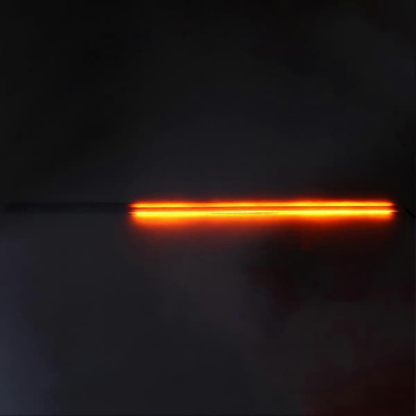 2 stk LED Dagkjørelys Sekvensiell Fleksibel Blinklysstripe 60cm / 23.6in