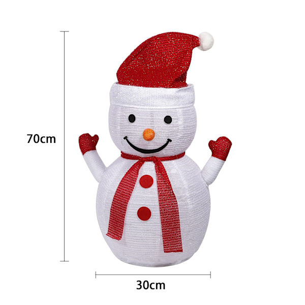 Juldekorationer Snögubbe Ljus Vikbar Aktivitetsdekoration Platstema Klä upp sig Glödande
