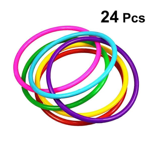 24 stk Ring Stacker Leke Kaste Ringer Kaste Ringer Karneval Kaste Ringer Leke Kaste Ringer Barn Barn Kaste Ringer