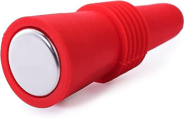 5 Vinproppar, Silikonvinproppar Och Dryckesproppar, Röda