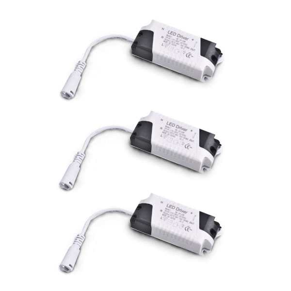 3x Transformator Drivere 18W-24W DC, Multi-Spenning Inngang 85-265V AC