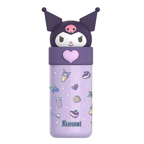 350ml Koreansk Sanrio termokop Kawaii My Melody Kuromi tegneserie sportskedel kaffekop børne kedel gave Kuromi Kuromi Kuromi