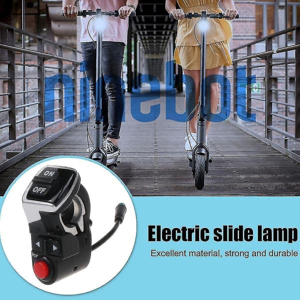 Styrehåndtakbryter for blinklys, frontlys og knapp for Kugoo M4 el-scooter
