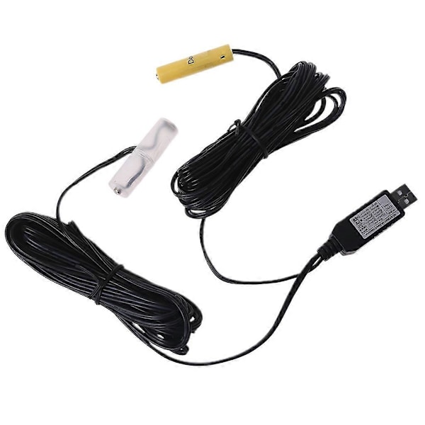 Batteri Eliminator USB Strømkabel Erstatter Li-ion Batteri 5V USB Konverterer til 4.5V