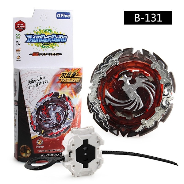 Burst Beyblade B-131 Death Phoenix Battle Beyblade Leksak Legeringssammansättning Beyblade Linjal Launcher
