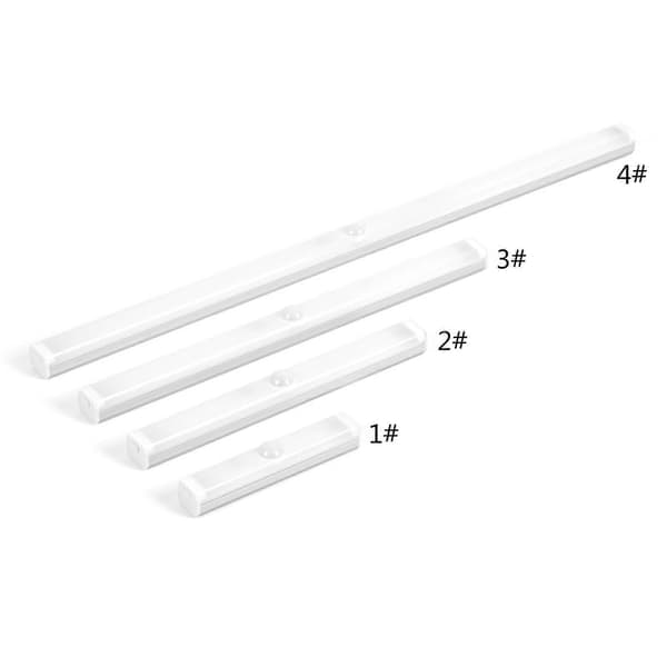 Bevegelsessensor Skap nattlys LED USB Oppladbar Magnetisk LED-lys