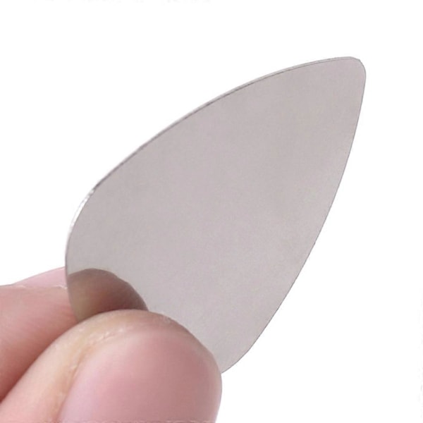 10 st. Gitarrplock i Rostfritt Stål, Metall, Elektrisk Gitarr, Basplock, Plectrum