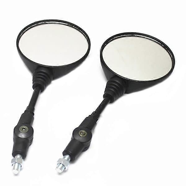 1 par Universal Vikbara Motorcykel Sidospeglar 10mm För Kawasaki Klx250