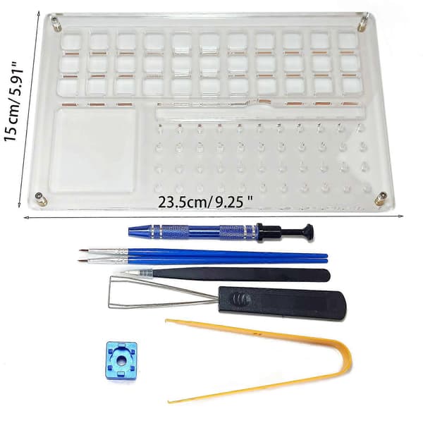 Switch Lube Station 33 med SwitchKeycaps Switch Puller Kits Switch Opener til Mekanisk Tastatur Lube Lubing Kit 8Pcs